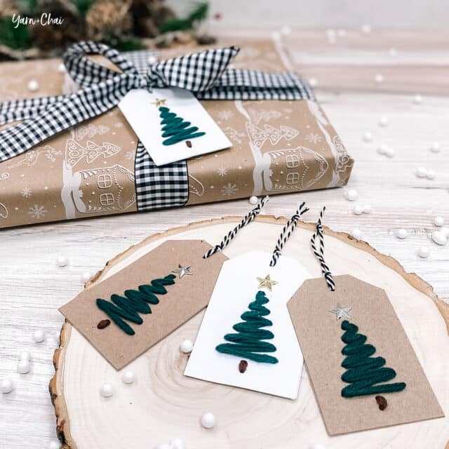 Christmas Tree Gift Tag for DIY Christmas Gift Tags