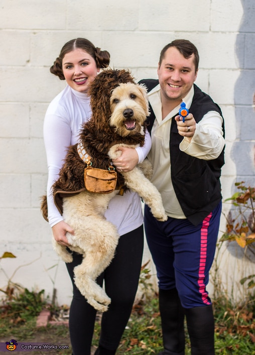 Stars Wars Halloween Costume for couple and dog costumes