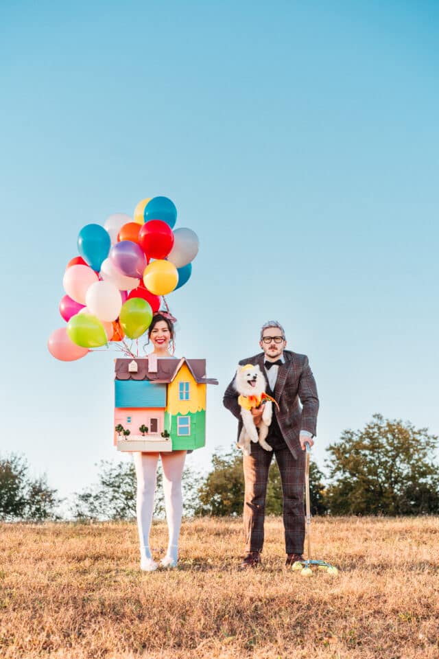 Up Costume Best Couple and Dog Halloween Costumes