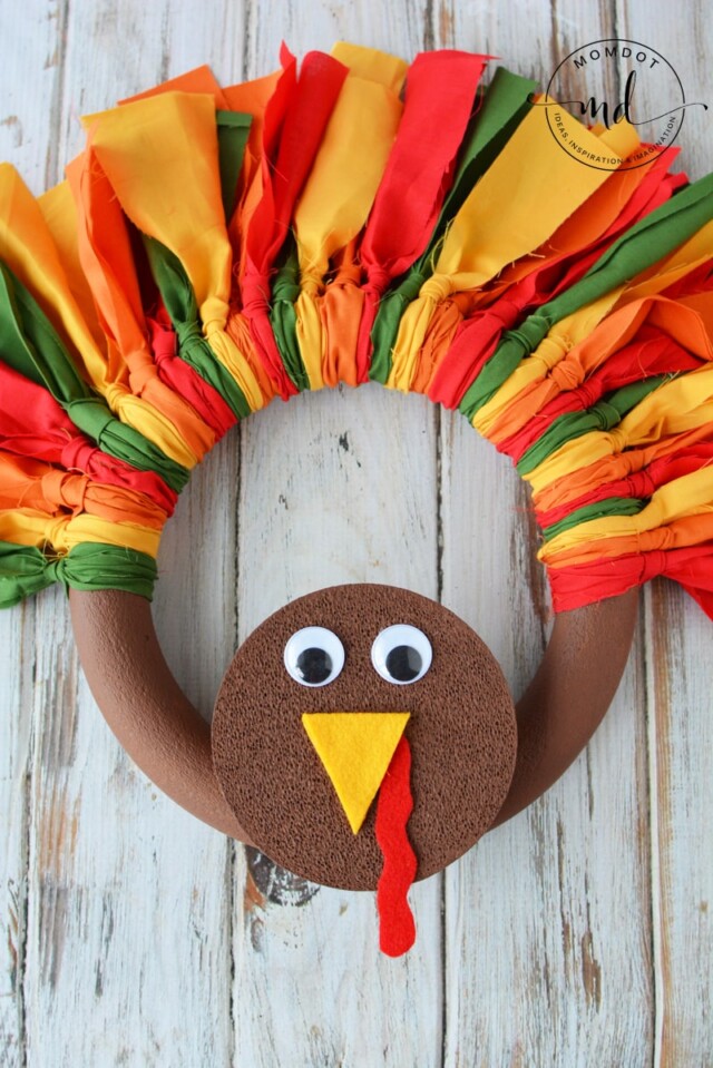 DIY Turkey Wreath