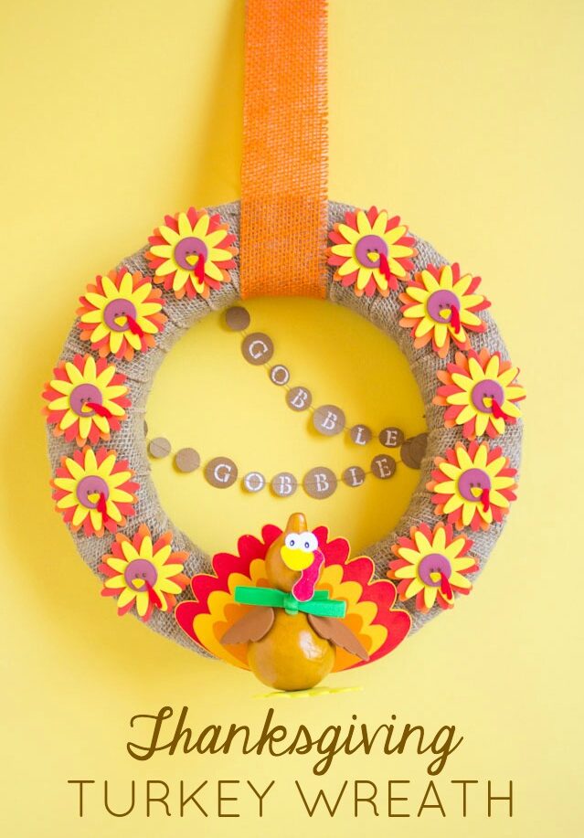 Thanksgiving Turkey Wreath