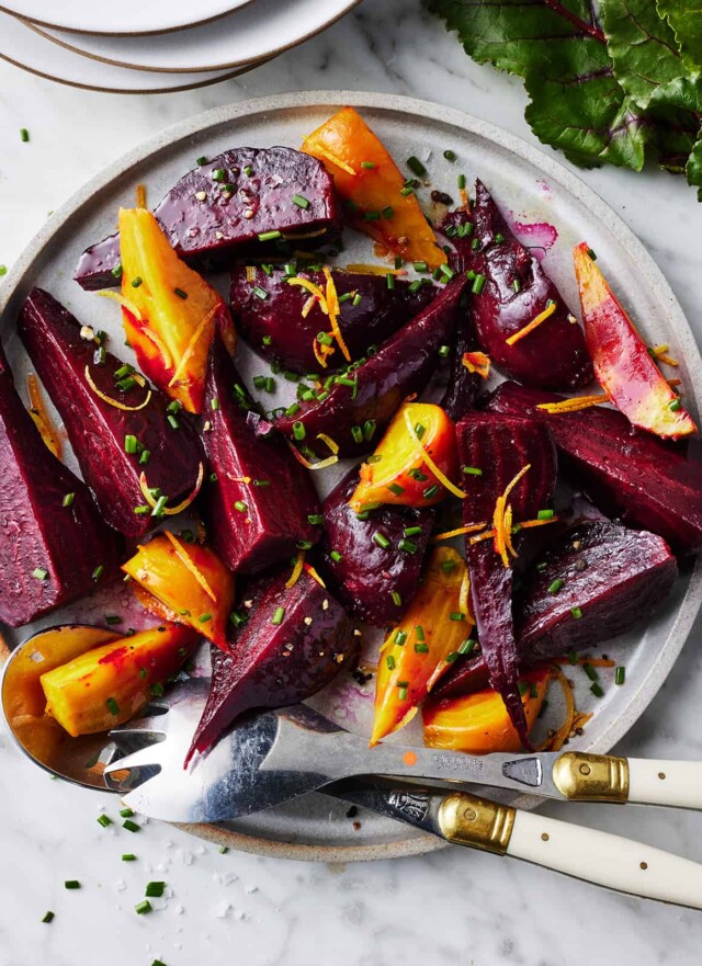 Roasted Beets for Vegan Thanksgiving Side Dishes