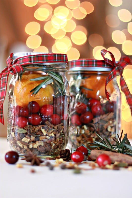 Christmas Jar Mulling Spice Gift for Mason Jar Gifts for Christmas 