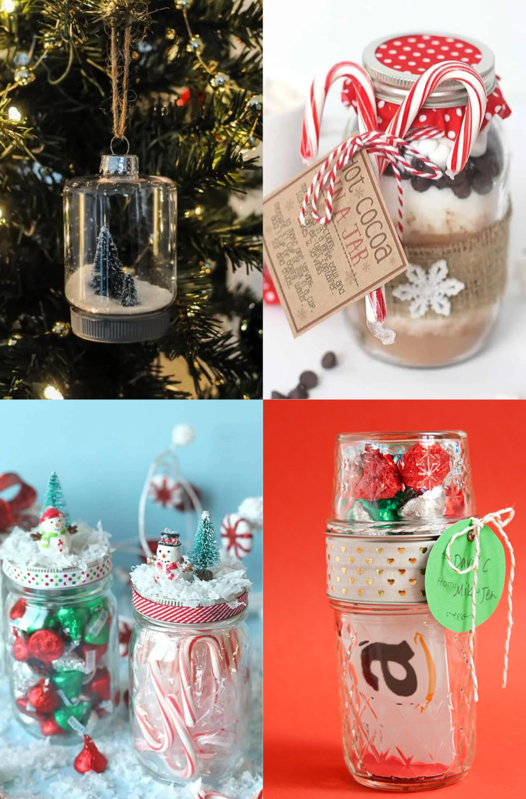 Mini Christmas craft jar gifts for kids – Hodge Podge