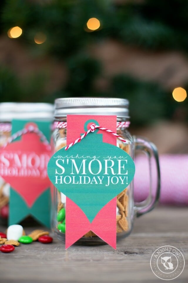 S’mores Mason Jar Gifts for Christmas Mason Jar Gifts