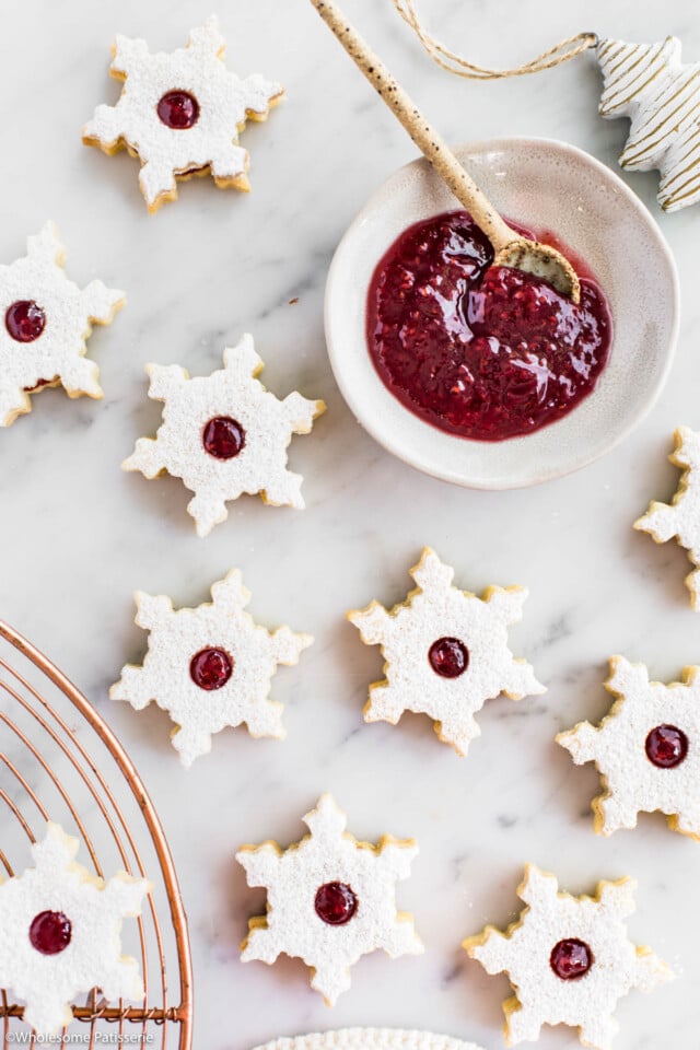 Christmas Jam Cookies