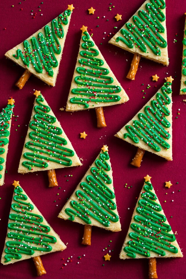 Christmas Tree Cookies for Christmas Cookie Trays