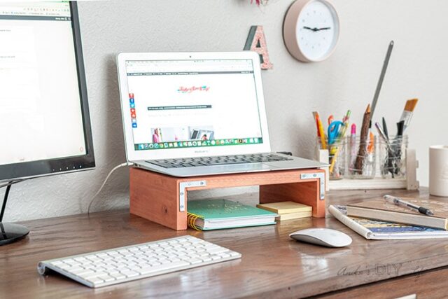 DIY Laptop Stand for Desk