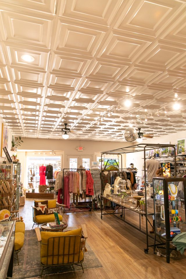photo of the Lark Boutique Interior in New Braunfels Texas by Sugar & Cloth