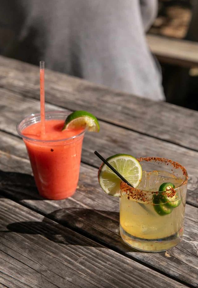 Drinks at Gritsmill Restaurant for things to do in New Braunfels by Sugar & Cloth