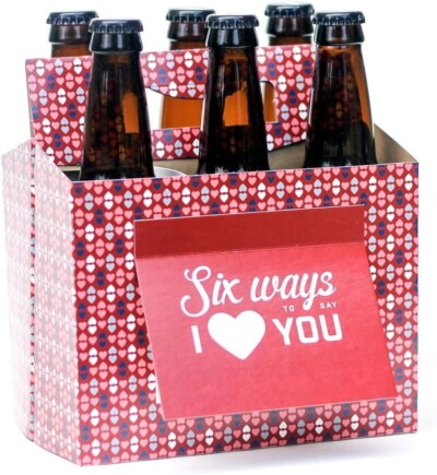 Six Ways to Say I Love You Beer Gift for Valentine's Day gifts for husband 