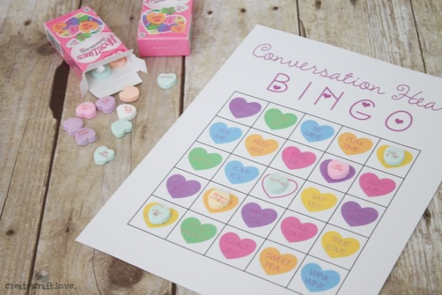 Conversation Heart Bingo