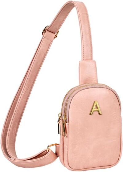 Initial Crossbody Bag for Girls for personalized easter gifts