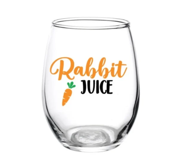 Rabbit Juice Wine Glass
