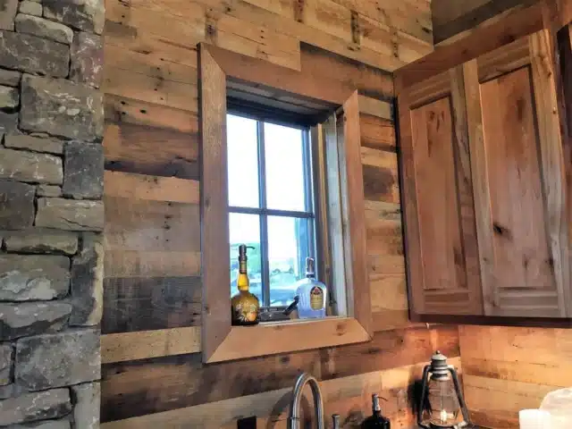 Reclaimed Wood Window Trim 