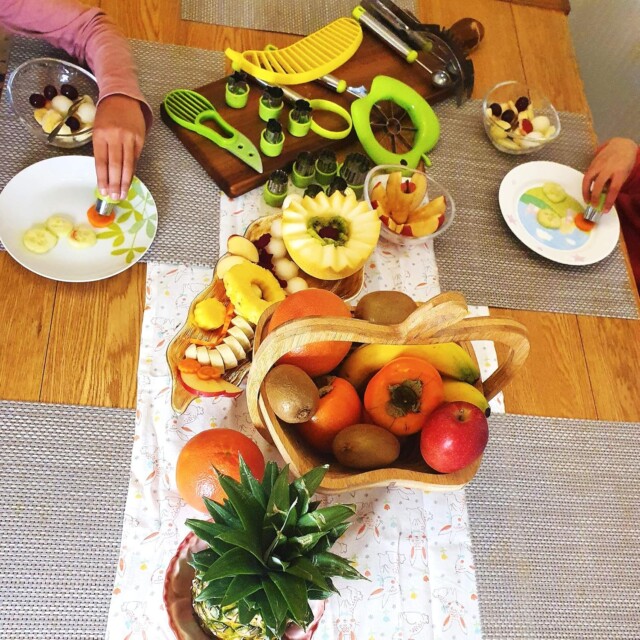 Fruit slicer set for fruit platter ideas