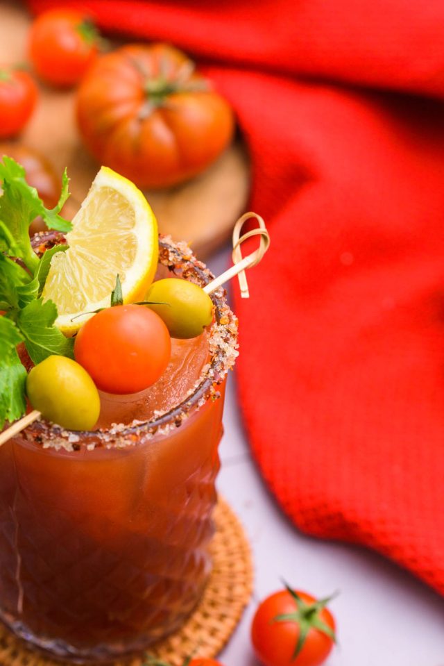 close up shot of the Classic bloody mary