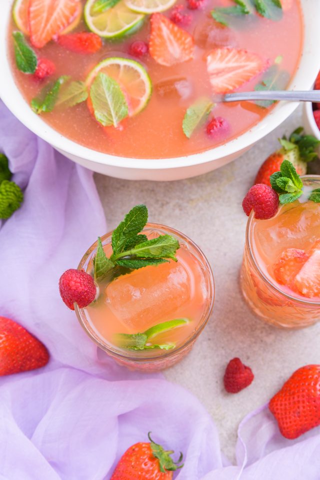 ways to garnish your Easter Punch by Ashley Rose of Sugar & Cloth
