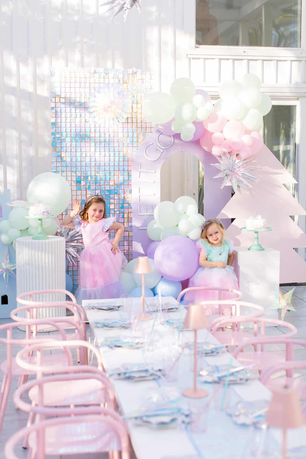 Disney's Frozen Birthday Party Ideas: Pink, Purple, Blue, & A