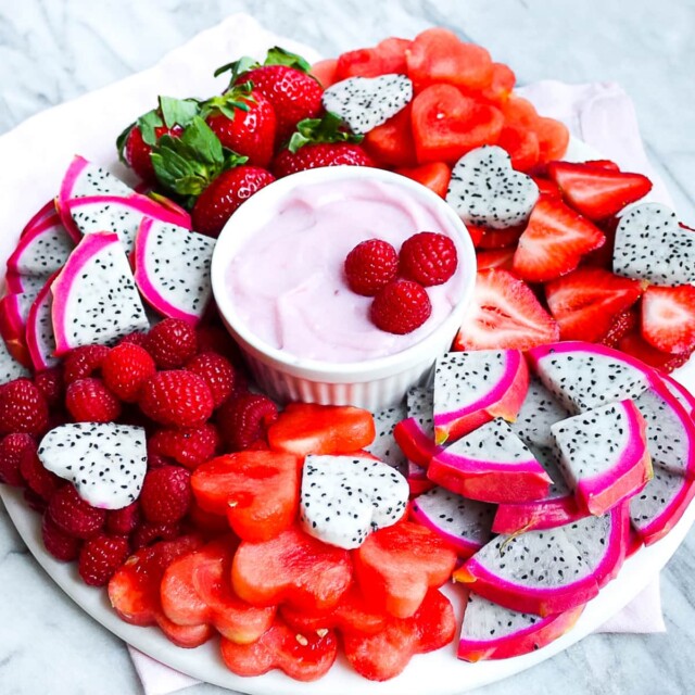 Valentine's Day Fruit Platter