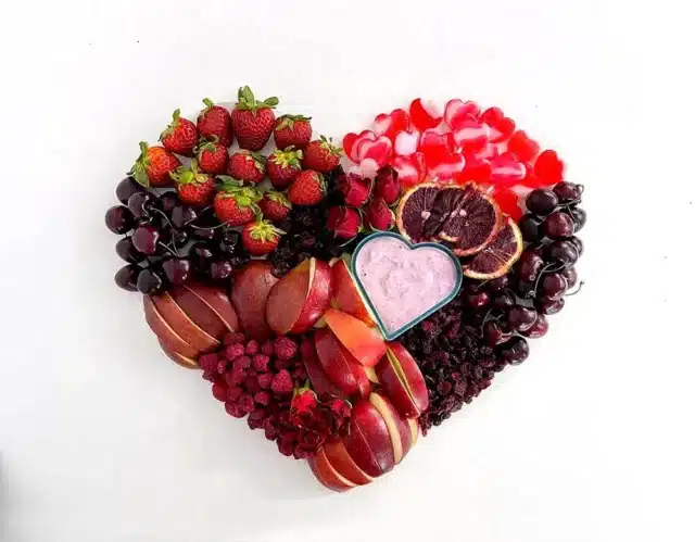 Valentine's Day Fruit Platter
