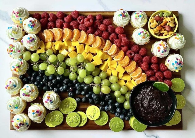 St. Patrick's Day Fruit Platter