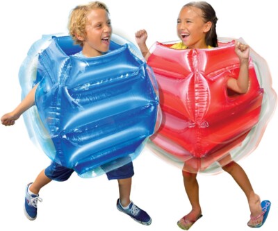 BANZAI: Bump N' Bounce Body Bumpers, A Game of Bumping & Bopping, 2 Bumpers Included in Red & Blue, Fun & Safe Cushion Inflatable Surface, For Ages 4 and up