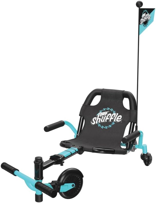 Crazy Cart Shuffle by Razor &ndash; Kid-Powered Drifting Go-Kart for Ages 4+, Crazy Cart Drift Bar Technology, Adjustable Frame with 5 Length Settings