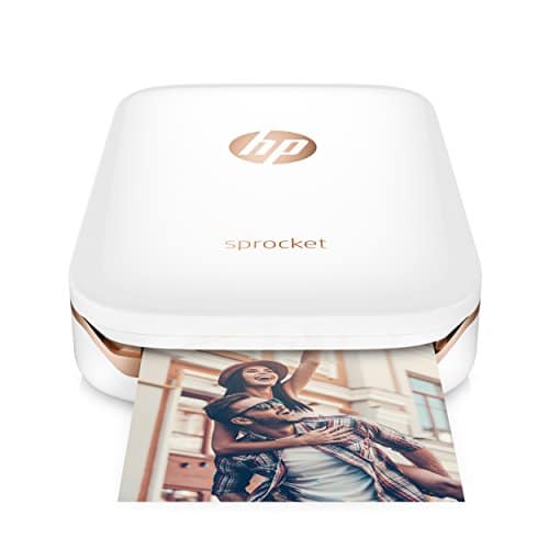HP Sprocket Portable Photo Printer, X7N07A, Print Social Media Photos on 2x3 Sticky-Backed Paper - White HP Sprocket Portable Photo Printer, X7N07A, Print Social Media Photos on 2x3 Sticky-Backed Paper - White