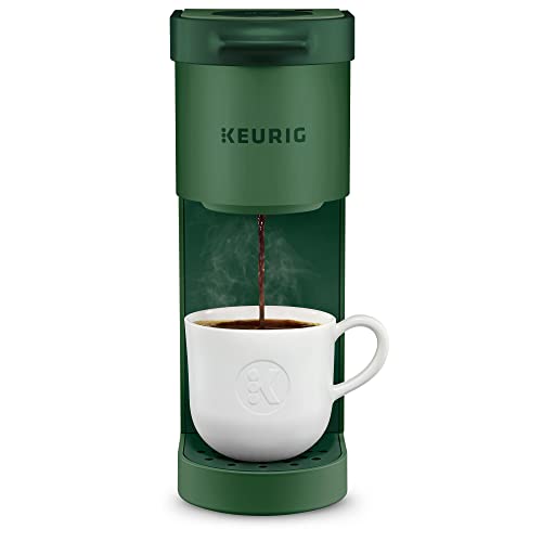 Keurig K-Mini Coffee Maker, Single Serve K-Cup Pod Coffee Brewer, 6 to 12 oz. Brew Sizes, Evergreen Keurig K-Mini Coffee Maker, Single Serve K-Cup Pod Coffee Brewer, 6 to 12 oz. Brew Sizes, Evergreen