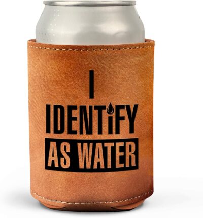 Funny Leather Can Cooler