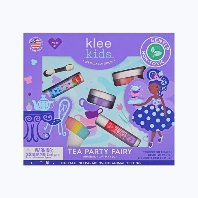 Luna Star Klee Kids Play Makeup Kit. Gentle and Non-Toxic. Kid-Friendly. Made in USA. (Tea Party Fairy) for gifts for girls