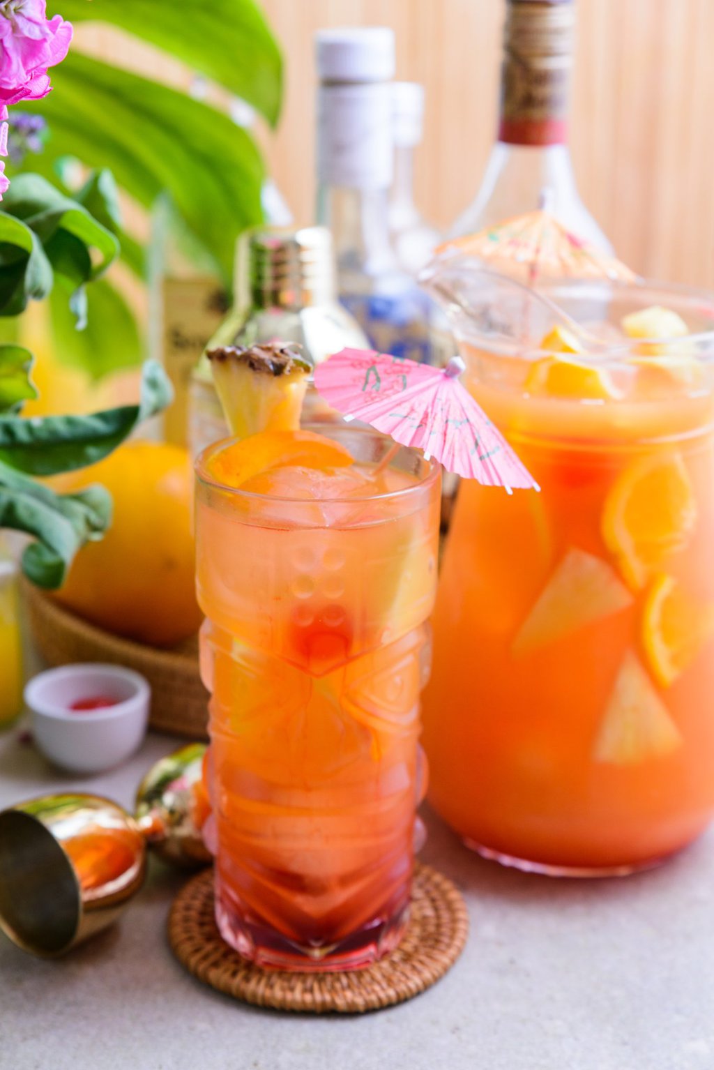 Easy Tropical Scorpion Bowl Recipe — Sugar & Cloth