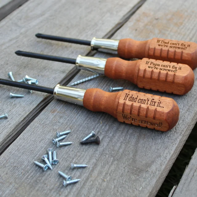 Screwdriver - Personalized Father's Day gift, tools for him, gift for dad, handyman gift for grandpa from son grandson, Stocking Stuffer