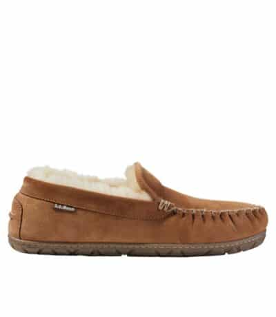Men's Wicked Good Slippers by LL Bean as gifts for dad from daughter