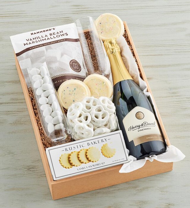 Toast and Celebrate Wine Gift Box for best anniversary gift for parents