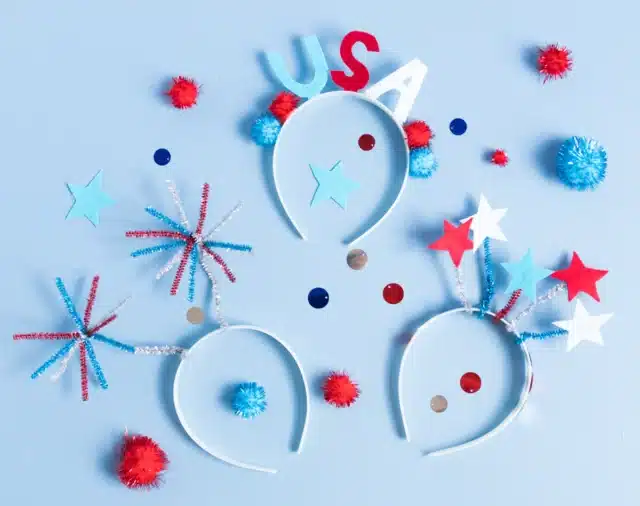 4th of July Headbands DIY