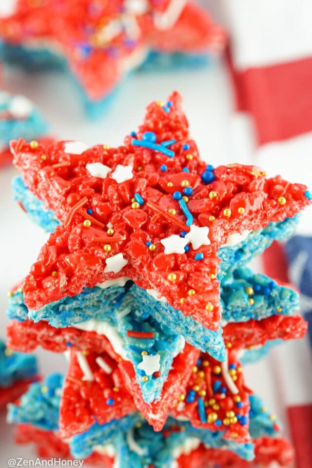 4th of July Rice Krispie Treats
