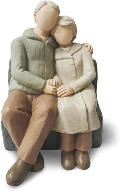 Couple Anniversary Sculpted Hand-Painted Figure