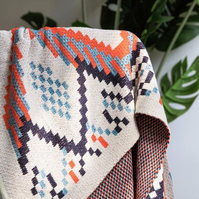 Geometric Throw Blanket from Amazon