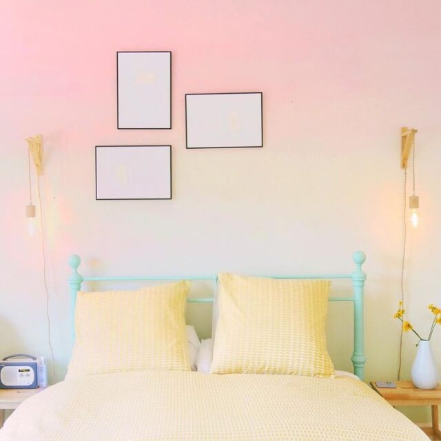 ombre wall for a painting idea