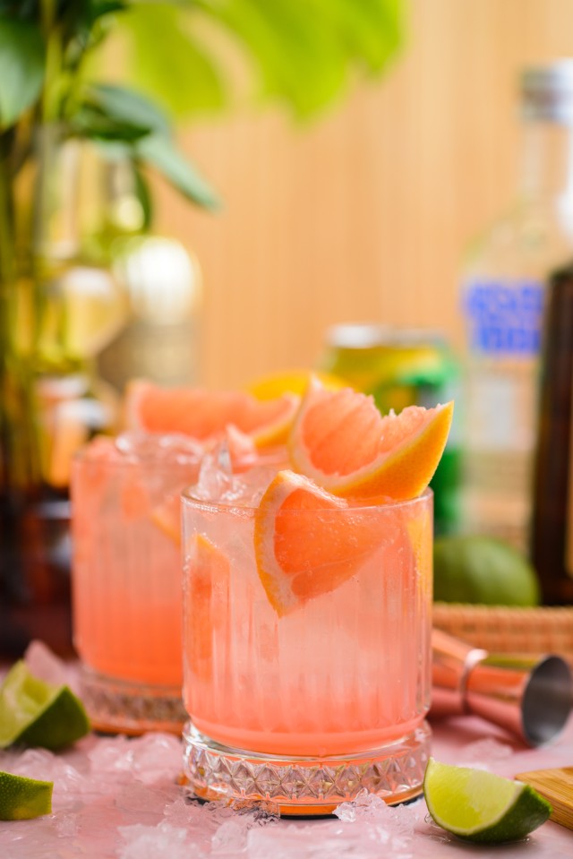 Grapefruit Crush Cocktail Recipe by Sugar & Cloth