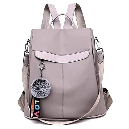 HAOOT Backpack Purse for Women Waterproof Rucksack Anti-theft Handbag Travel Bag (Grey) Large HAOOT Backpack Purse for Women Waterproof Rucksack Anti-theft Handbag Travel Bag (Grey) Large