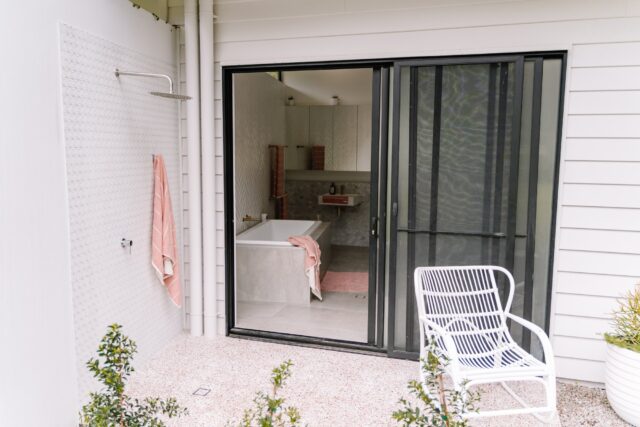 ensuite outdoor shower remodel