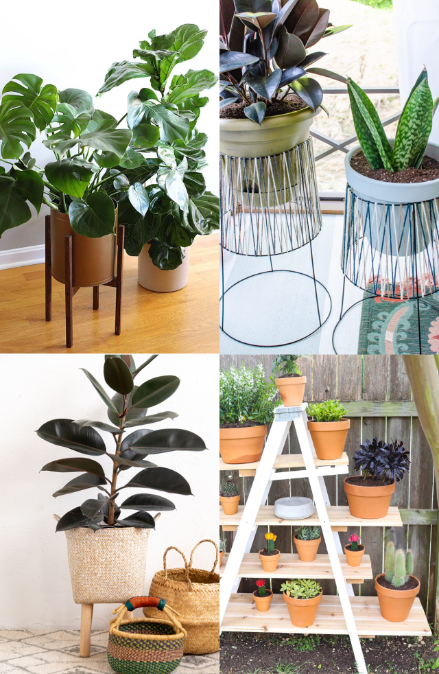 20 Simple & Attractive DIY Plant Stand Ideas