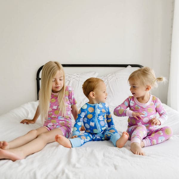 Pink Cookies & Milk Two-Piece Pajama Set