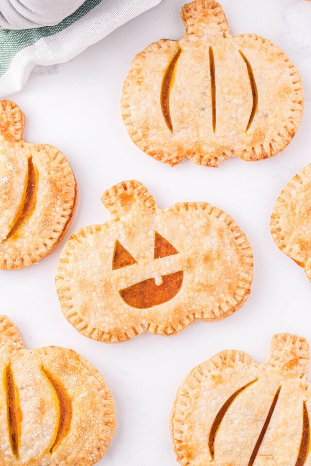 Pumpkin Hand Pies for halloween dessert ideas