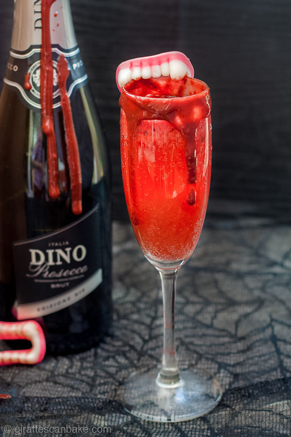 Bloody Bellini for Halloween Cocktails 