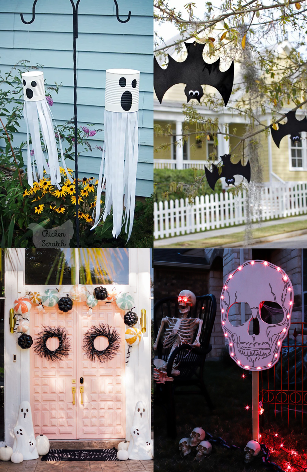 Front Yard DIY Outdoor Halloween Decorations