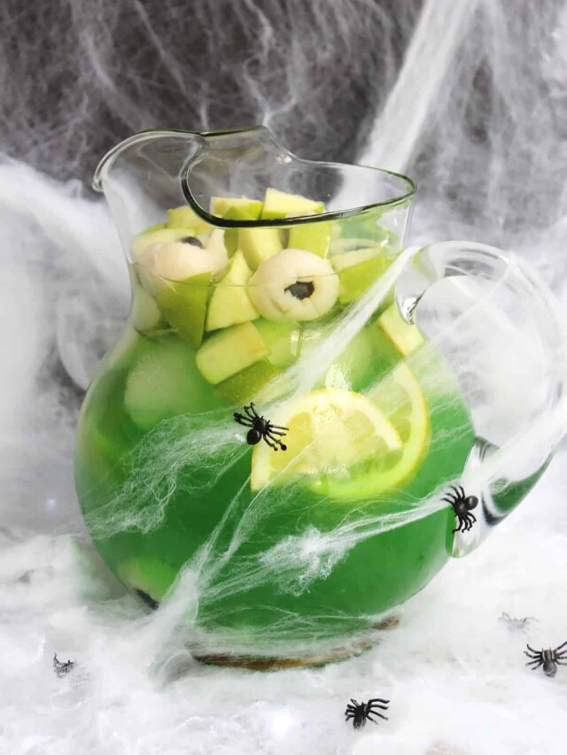 Green Halloween Sangria